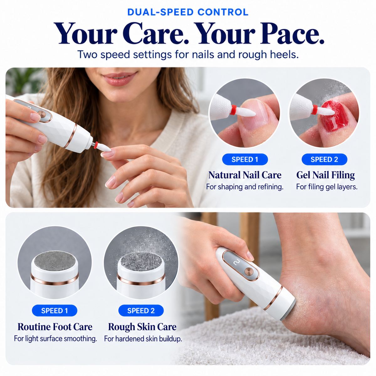 Rechargeable Manicure & Pedicure Set