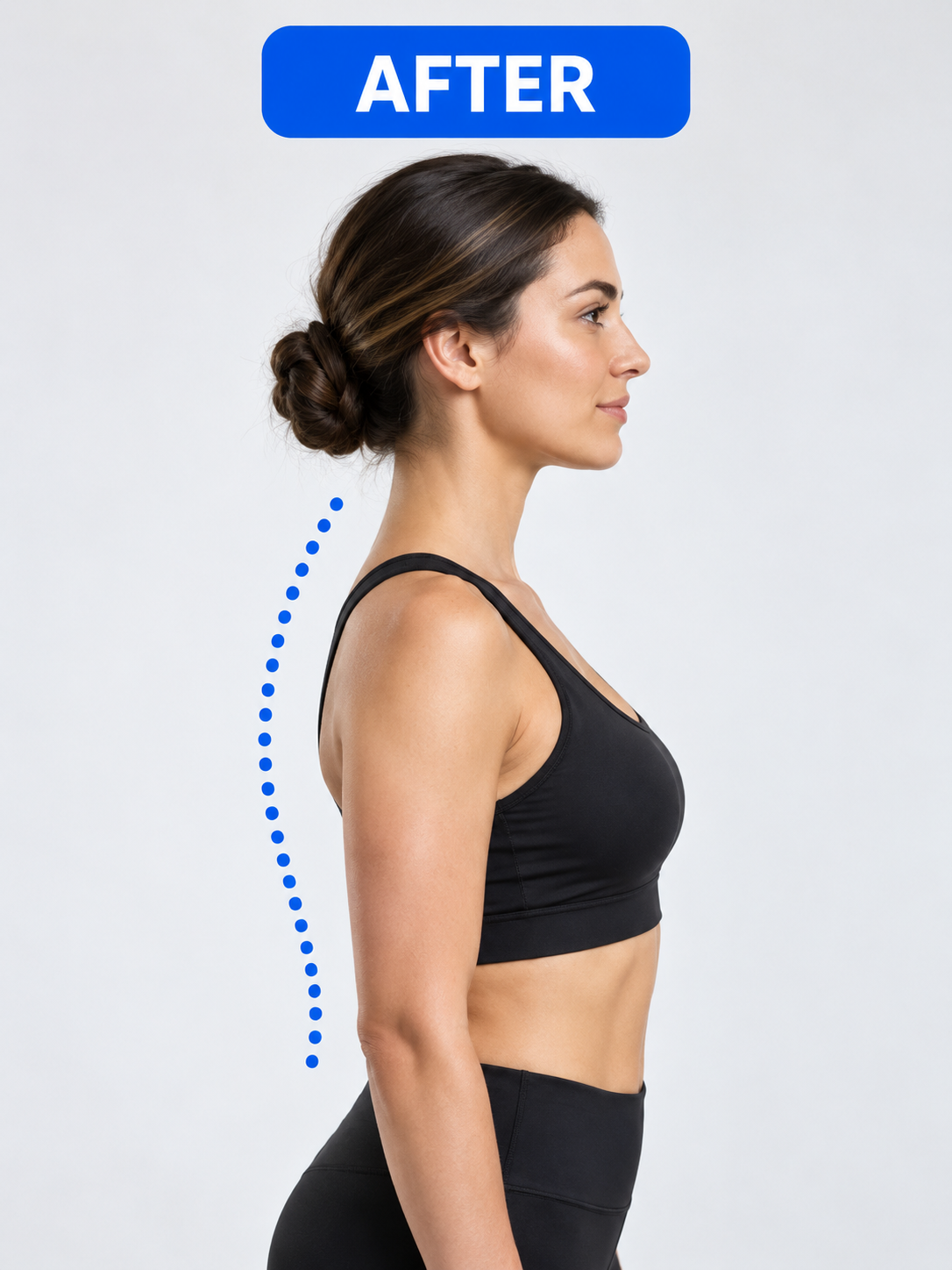 After posture support bra