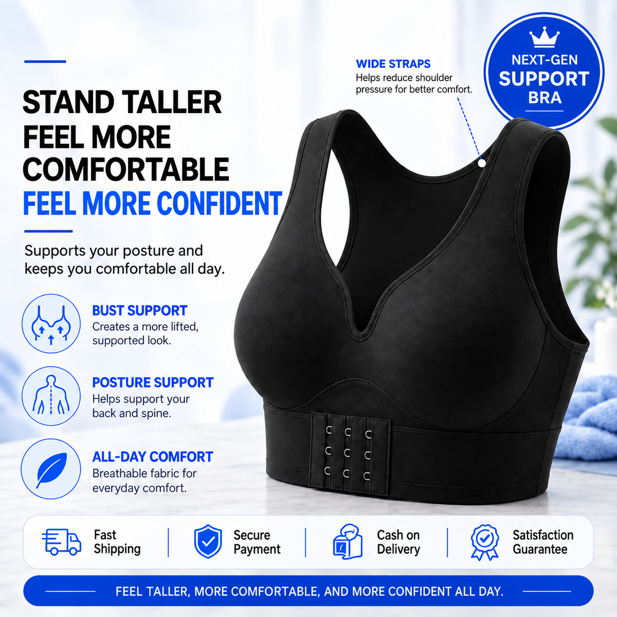 Posture-Correcting Bra
