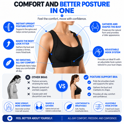 Posture-Correcting Bra