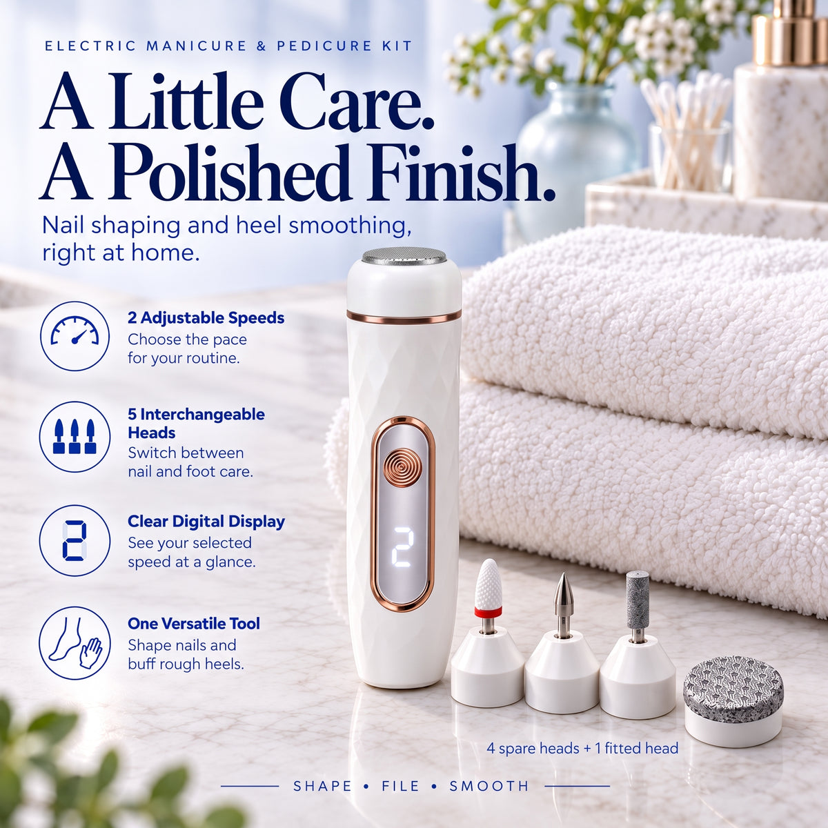 Rechargeable Manicure & Pedicure Set